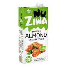 NuZiwa Unsweetened Roasted Almond Milk 1L