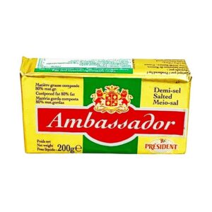 president salted ambassador butter 200g
