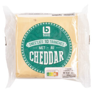 Boni Cheddar Sliced Cheese 250g