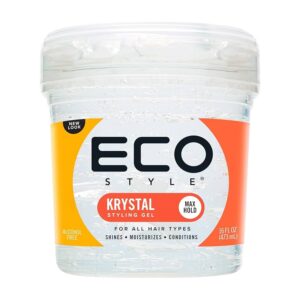 Eco Style Krystal Styling Gel Max Hold For Hair Types 946ml