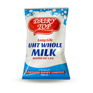 Dairy Top Milk Long Life UHT Whole Milk 500ml