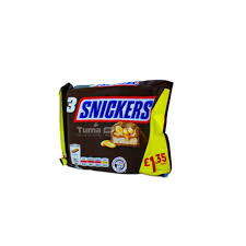 Snickers Chocolate Bar pack of 3pcs x 41.4g (125g)