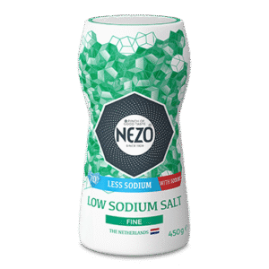 Nezo Low Sodium Fine Salt 450g