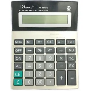 Kenko KK-8875 12 Digits Electronic Calculator Desktop Calculator