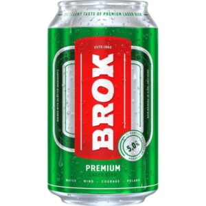Brok Premium Lager Beer(5.0%vol) -500ml