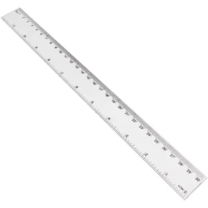 RULER 30CM PLASTIC