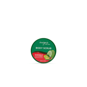 Insignia skin care body scrub avocado & cucumber 200ml