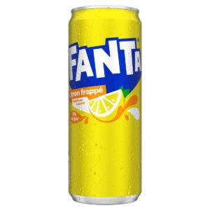 Fanta Lemon Less Sugar 5% Juice Can -330ml