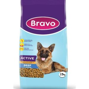 Bravo Beef Flavour Active Dog Food