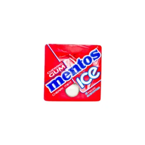 Mentos Ice Cherry Mint Chewing Gum-11.4g(8pcs)